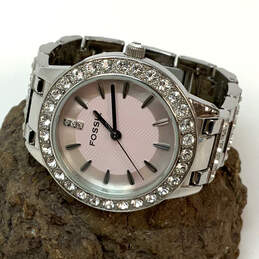 Designer Fossil Jesse ES-2189 Silver-Tone Stainless Steel Analog Wristwatch