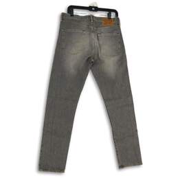 Levi Strauss & Co. Womens 501 Gray Denim Medium Wash Skinny Leg Jeans Size 31X32 alternative image