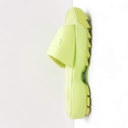 Fila Women's Green Rubber Slide Sandals Size 6