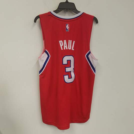 Adidas Mens Red Los Angeles Clippers Chris Paul #3 NBA Jersey Size Small image number 2