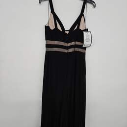 Black Sheath Long Formal Evening Sleeveless Dress alternative image