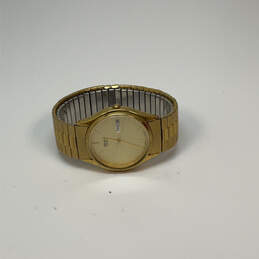 Designer Seiko Gold-Tone Stainless Steel Round Dial Analog Wristwatch alternative image