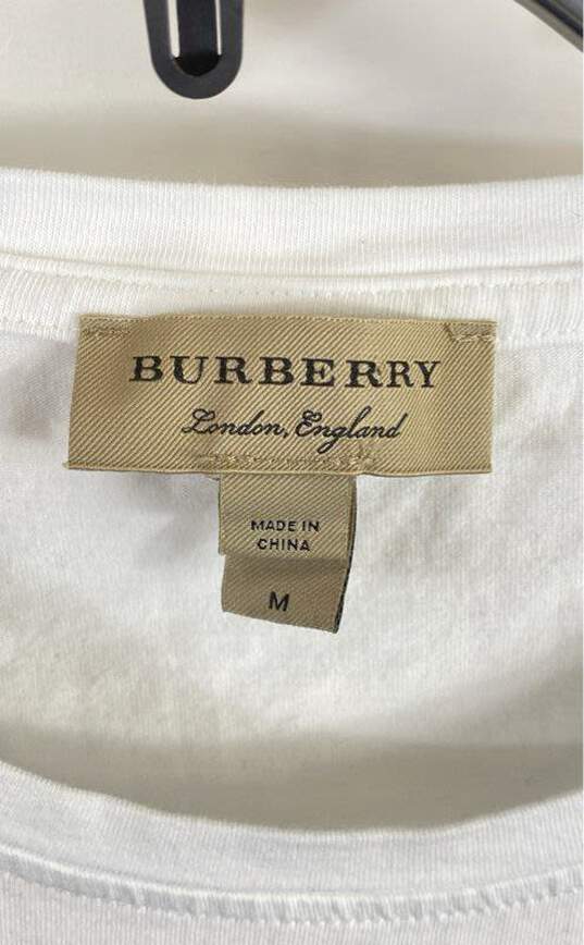 Burberry Women White T Shirt M image number 3