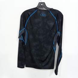 Under Armour Men's Black Heatgear Compression LS Activewear Shirt Size L alternative image
