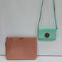 Kate Spade New York Rose Gold Glitter Laptop Cover and Small Mint Crossbody Bag image number 5