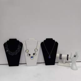 Dark Blue Jewelry Collection Assorted 6pc Lot