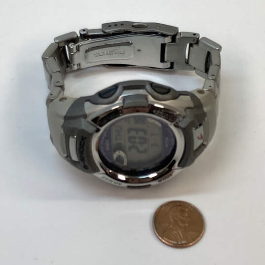 Designer Casio G-Shock MTG-900 Round Dial Gray Band Digital Wristwatch image number 3