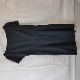 Theory Black Sleeveless Midi Dress alternative image