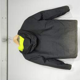 Boys Black/Neon Yellow Winter Jacket Size alternative image