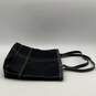 Coach Womens Black Leather Trim Double Handle Tote Bag image number 3