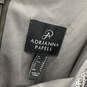 Womens Silver Bell Sleeve V-Neck Back Zip Sequin Sheath Dress Size 4 image number 3