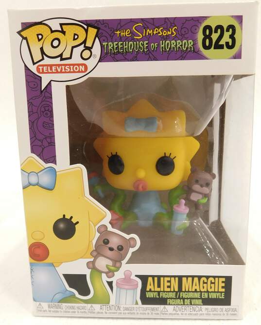 The Simpsons Treehouse Of Horror Demon Lisa & Alien Maggie Funko Pop Figures IOB image number 2
