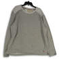Mens Gray Heather Long Sleeve Round Neck Logo Pullover Sweatshirt Size XXL image number 1