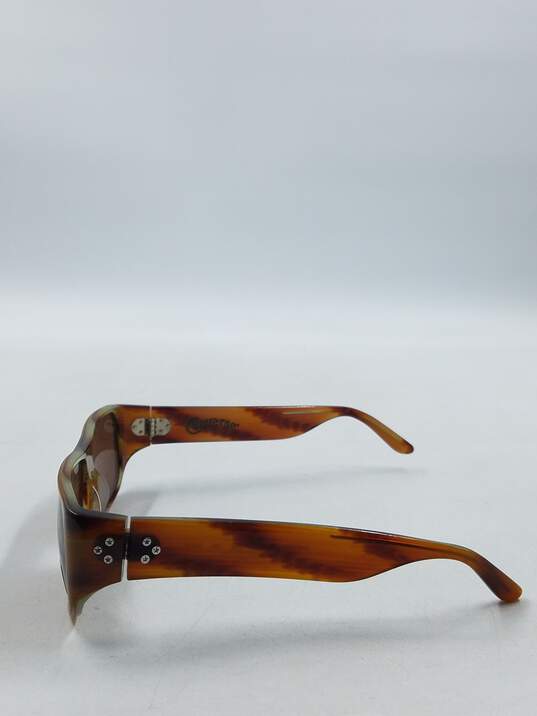 Converse Ltd. Edition Oxford Amber Horn Flat Top Sunglasses image number 4
