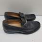 BALLY Italy Black Leather Buckle Loafers Shoes Men's Size 8 D image number 3