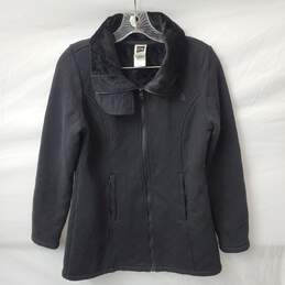 Women's Black The North Face Fleece Lined Zip Up Jacket Size M