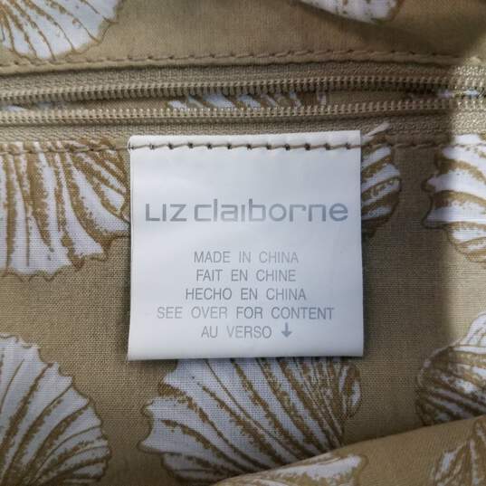 Liz Claiborne Black Crochet Sak Tote Shoulder Bag image number 5