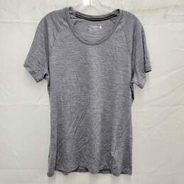 Smartwool WM's Heathered Gray Merino Baselayer T- Shirt Size XL