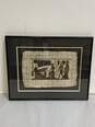 Egyptian Painting on Papyrus Paper mounted in Frame image number 1