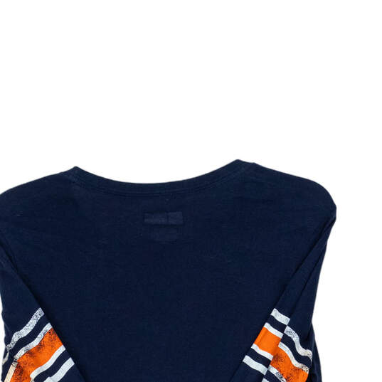 Womens Blue 3/4 Sleeve Round Neck Chicago Bears Pullover T-Shirt Size M image number 4
