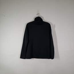 Womens Kangaroo Pockets High Neck Long Sleeve Pullover Sweatshirt Size Medium alternative image