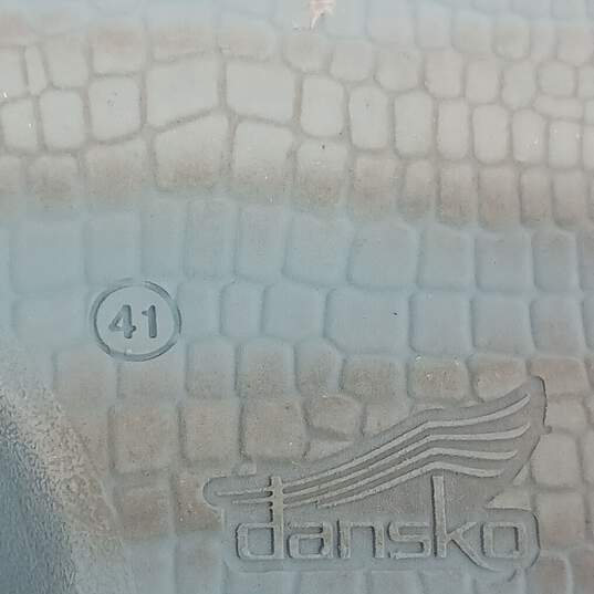 Dansko Maddy Milled Nubuck Lagoon Sandals Eu Size 41 image number 6