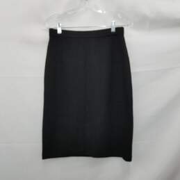 St John Caviar Black Skirt Size 4