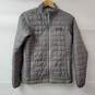 Patagonia Silver Full Zip Quilted Light Weight Jacket Women's SM image number 1