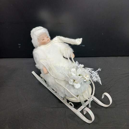 Heritage Signature Collection Winter Baby Porcelain Doll w/Box image number 3