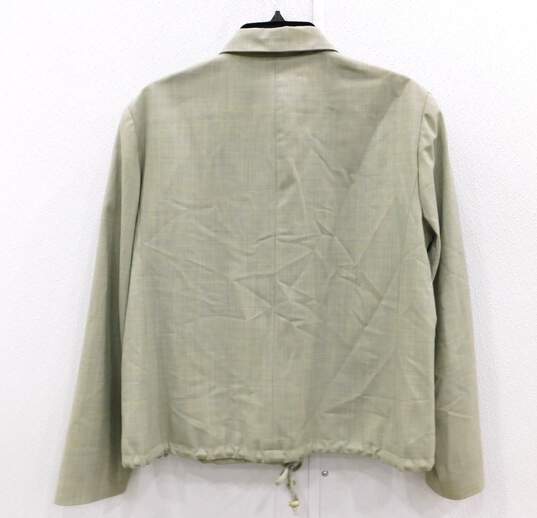 Oscar De La Renta Keylime Green Women’s Blazer Size 10 NWT with COA image number 4