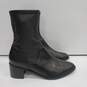 Clarks Women's Poise Leah Soft Black Leather Mid-Calf Boots Size 8.5M image number 3