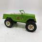 VTG 1970s Tonka Stump Jumper Jeep Green Pressed Steel Toy No Top image number 1