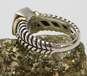 BH Effy 925 & 18K Yellow Gold Champagne Diamond Pave Cable Ring 7.1g image number 3