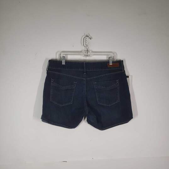 Womens Denizen Medium Wash 5 Pocket Design Denim Mom Shorts Size 14 image number 2