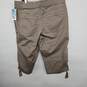 Brown Relaxed Fit Capri Pants image number 2