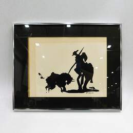 Pablo Picasso Bullfighter on Horse Framed Art Print