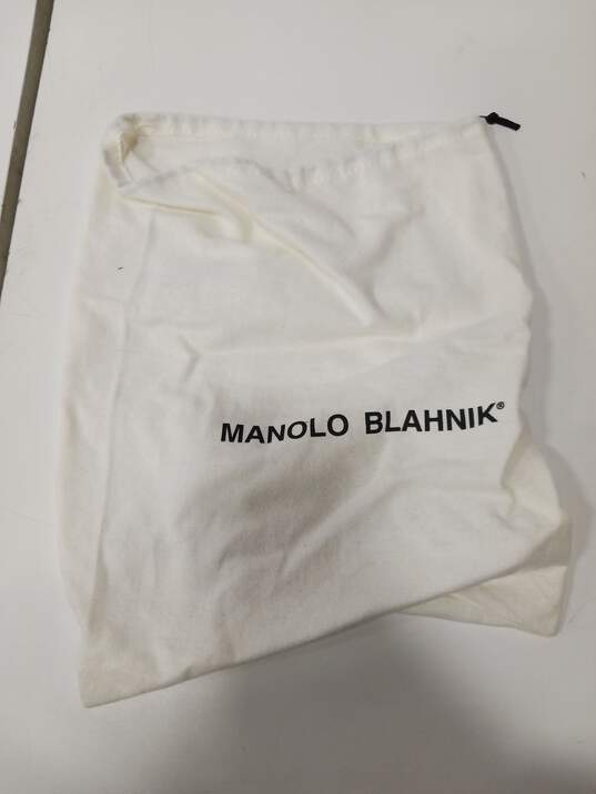 Women's Manolo Blahnik Gold d'Orsay Stiletto Heels Sz 6 IOB image number 2