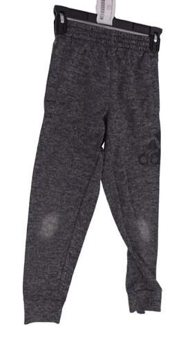 Boys Grey Elastic Waist Zipper Pocket Pull On Activewear Sweat Pant Size S alternative image