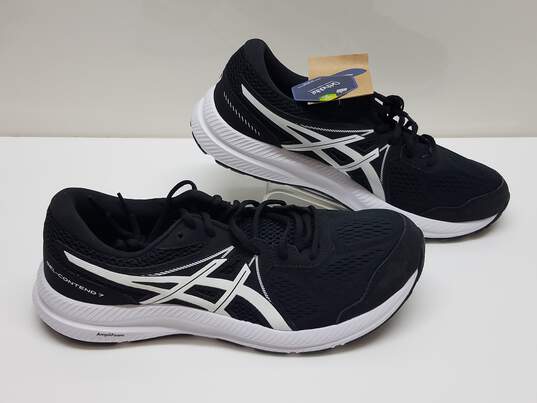 Asics Men's Gel-Contend 7 Black And White Size 11 image number 1