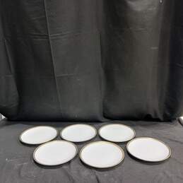 Bundle of 6 White Noritake China Plates
