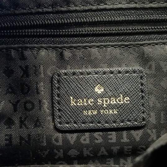 Kate Spade Laurel Way Black Saffiano Leather Large Crossbody Tote Bag image number 9