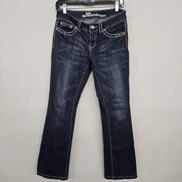 Blue Jeans With Rhinestones