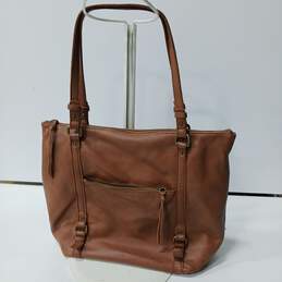 Brown Leather The Sak Tote Bag