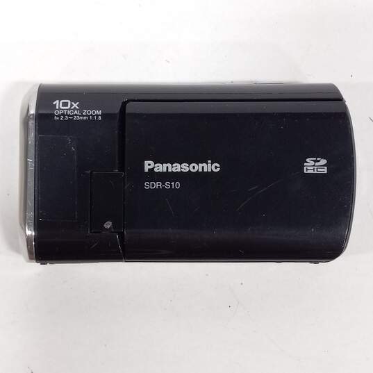 Panasonic Black Video Camera Model SDR-S10 image number 2