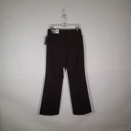 NWT Womens Pockets Flat Front Modern Fit Trouser Leg Dress Pants Size 6 alternative image