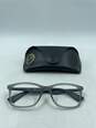 Ray-Ban Clear Gray Square Eyeglasses image number 1