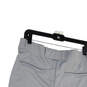 Mens Gray Flat Front Stretch Pockets Athletic Shorts Size Large 48-50 image number 4