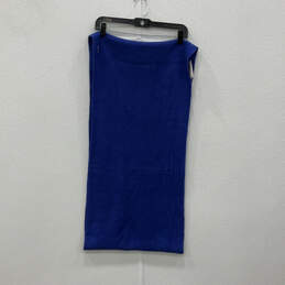 NWT Womens Blue Tight Knitted Lightweight Infinite Winter Neck Warmer Scarf alternative image