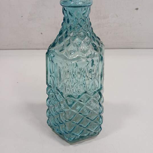 Vintage Green Glass Vase image number 4