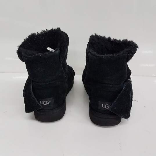 UGG Classic Mini Twist Bootie In Black Size 8 image number 4